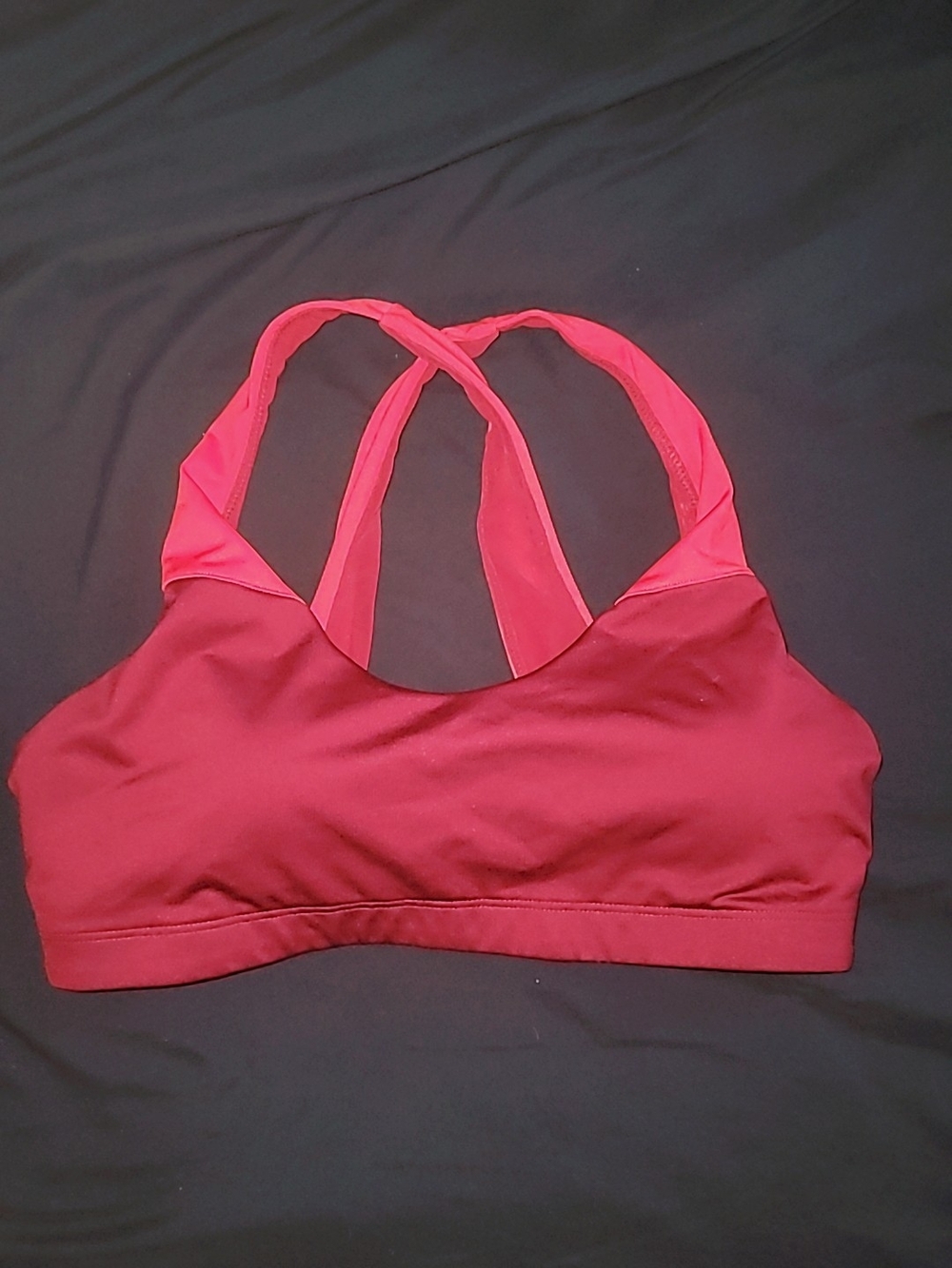 Victoria's Secret Red Crossback Sports Bralette